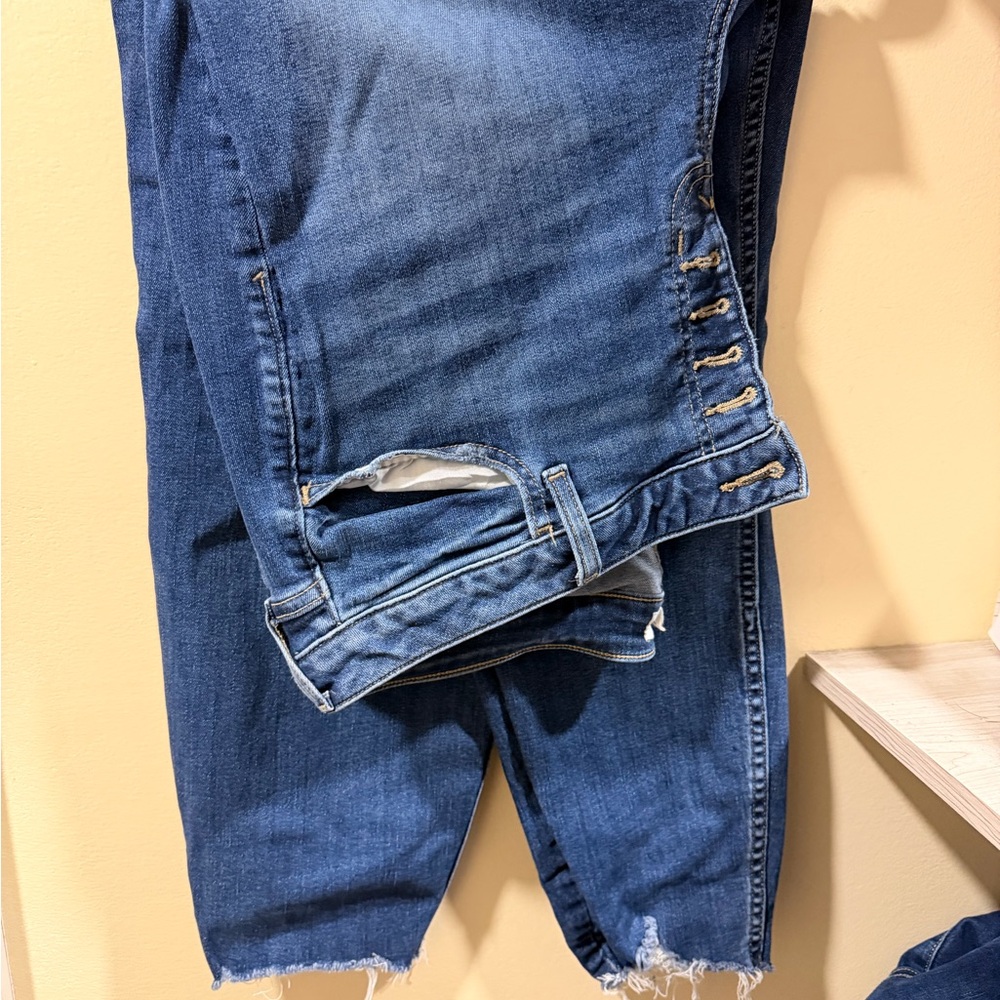 Maurices Dark Blue Ankle Jeans